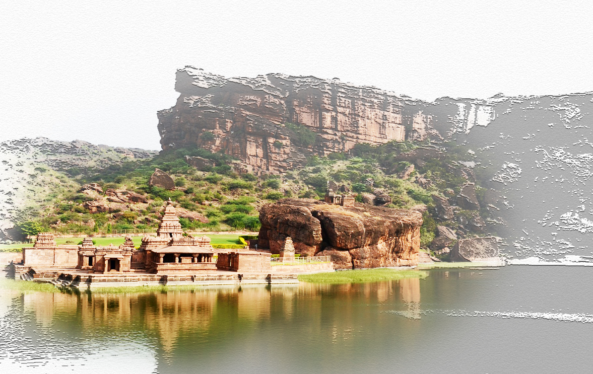 Cave-Temples-of-Badami-Badami-6th-and-8th-centuries-AD-Karnataka